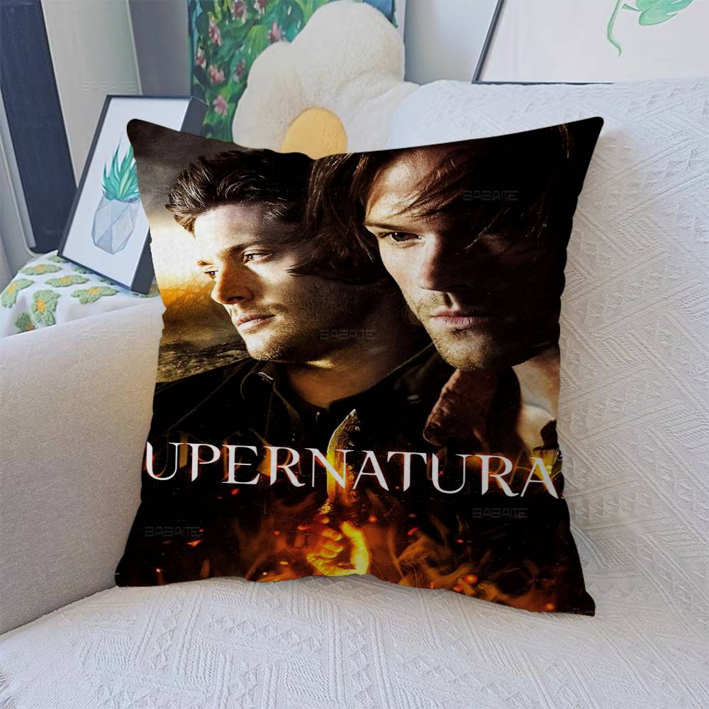 S-Supernatural TV Play Series Pillow Cover for Bedroom Room and Living Room Sofa Decorative Cushion Cover
