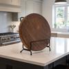 Rustproof Pot Lid Holder Space Saving Kitchen Organizer Minimalism Dish Storage Rack  Kitchen