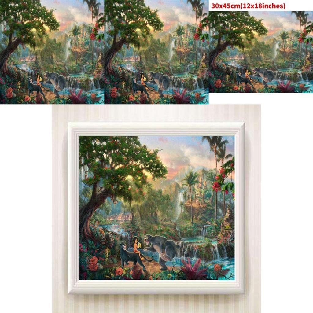 Meerjungfrauenprinzessin Leinwand Wandkunst Für Moderne Märchen Schlafzimmerdeko Cartoon Stil Bunt Gerahmt Sprühmalerei Verschiedene Größen