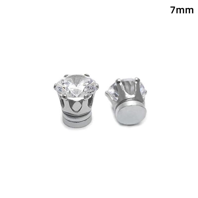 1/2 Bucăți Clipsuri Magnetice pentru Urechi Știfturi pentru Urechi cu Zirconiu Cubic Fără Necesitatea Găuririi și Aspect Strălucitor Perfecte pentru Purtare Zilnică Petreceri Întâlniri