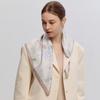 Dalre Lis Silk Scarf Silver Grey