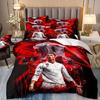 Bettbezug Luxuriös Fußballstar Cri-stiano Ronaldo Druck Bettwäsche Set Bettbezug Bett Jugend Kinder Mädchen Jungen Geburtstagsgeschenk