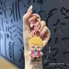 College Soft Rubber Doll Keychain Cute Student Couple Pendant Bag Ornaments Small Gifts Car Keychain