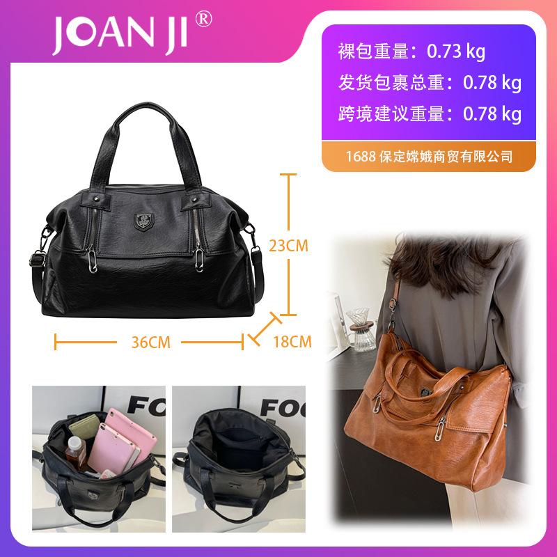 Geantă retro pentru femei, geantă de navetă de mare capacitate pentru femei, geantă messenger de umăr pentru femei, geantă de mână pentru femei