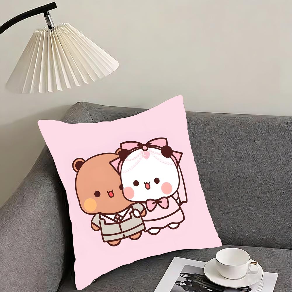 BBubu DubuU Cartoon Cushion Cover Pillowcase Ultra Soft Skin Friendly Fabric Cloud Like Comfort  Concealed Zipper