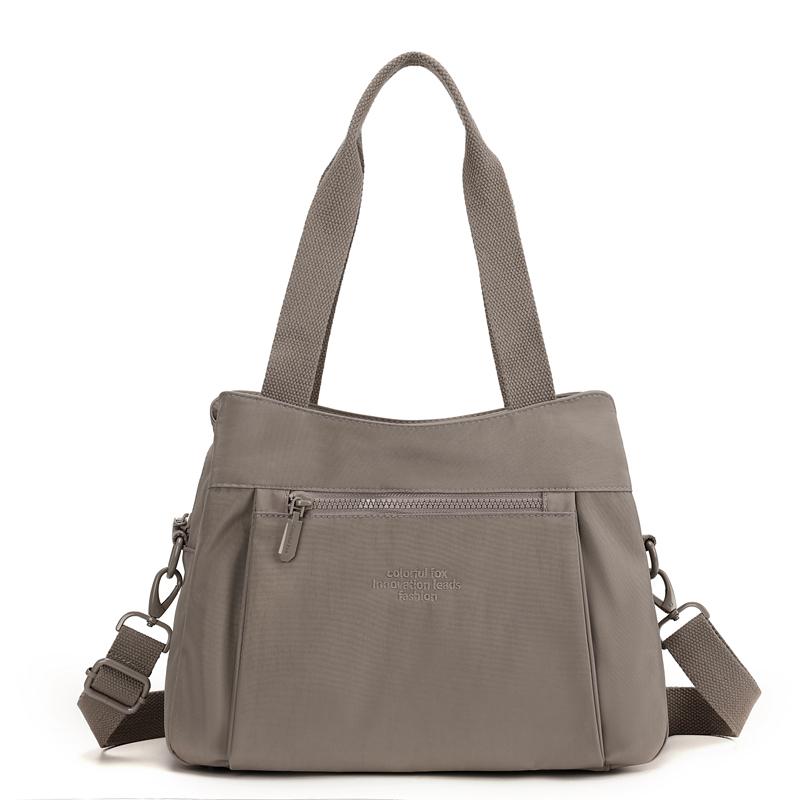 Fashion Female Handbag High Quality Fabric Women Tote Bag Large Capacity Girls Shopping Bag Casual Multi-pockets Shoulder Bag