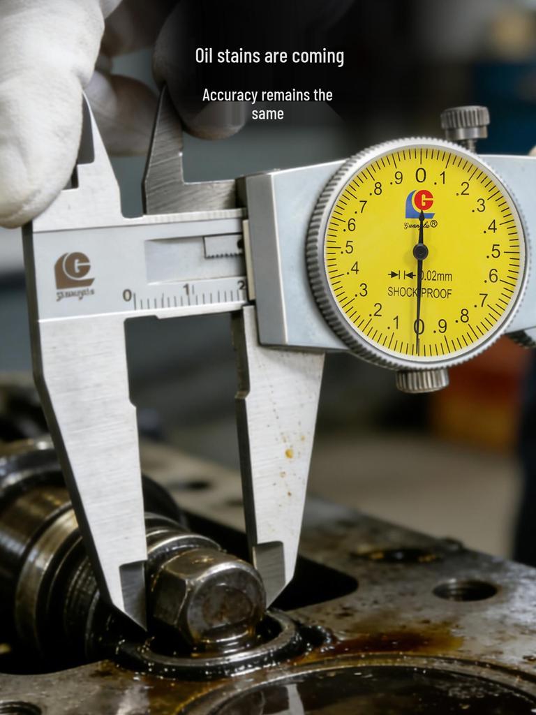 Guanglu High-Precision Stainless Steel Dial Caliper 0-150mm Industrial Grade Accessories