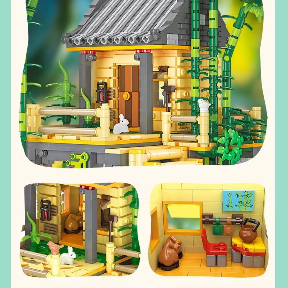 High-Quality 1945Pcs High-Quality Street High-Quality View High-Quality Building High-Quality Blocks High-Quality Moc High-Quality Panda