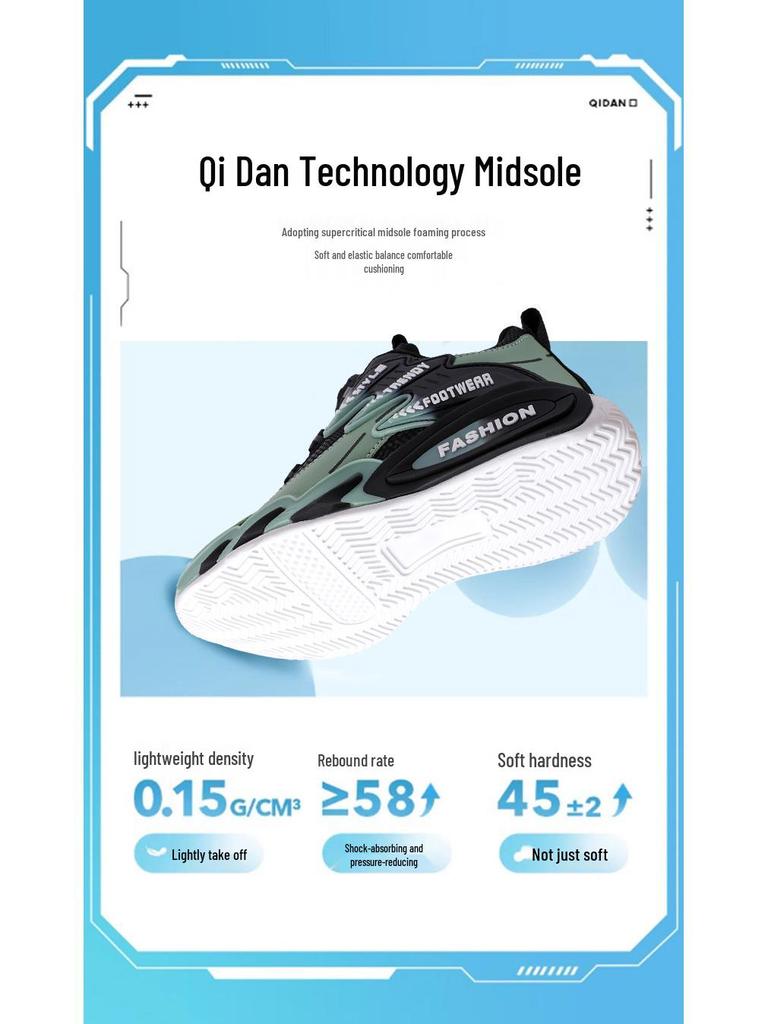 Children's Lightweight Mesh Leather Sports Sneakers with Rotary Buckle, Ideal for Spring and Autumn.