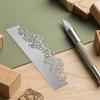Matrizes de Corte de Metal Flor de Renda, Ferramenta de Corte de Borda para Cartão de Convite de Casamento Coração Floral, Estêncil de Relevo em Aço Carbono para Scrapbooking DIY, Foto de Cartão