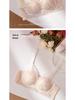 French Lace Push-Up Bra for Women - Large Bust, Anti-Sagging, Wire-Free, Comfortable, Thin Style