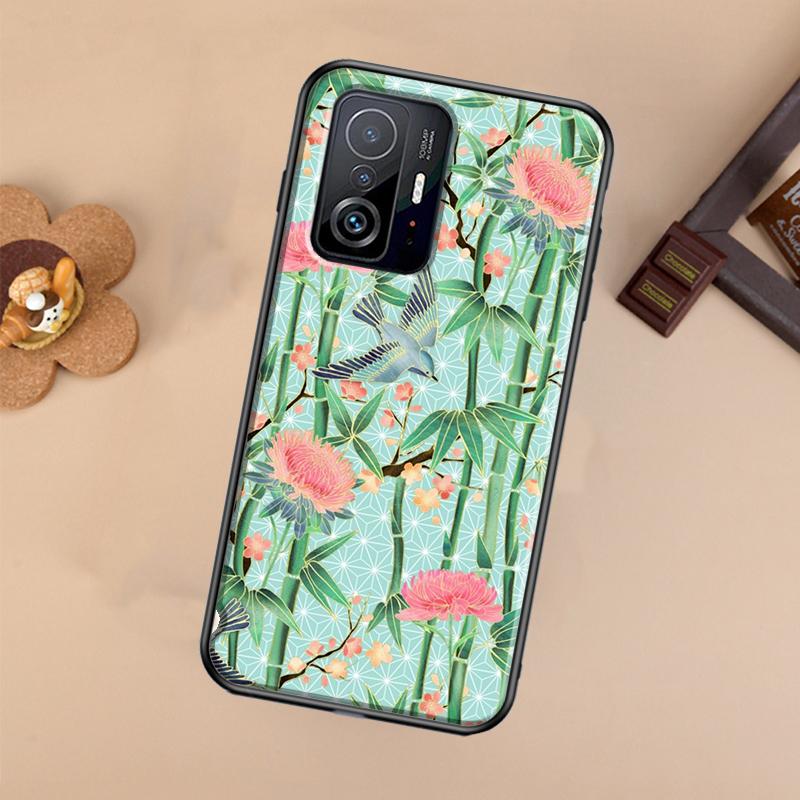 

Garden Birds For POCO X5 X4 X3 F5 Pro M4 M5s F3 F4 GT C40 Phone Case For Xiaomi 12T 11T 13 Pro 12 Lite POCO M5