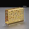 Gold Stainless Steel Vertical Tissue Holder