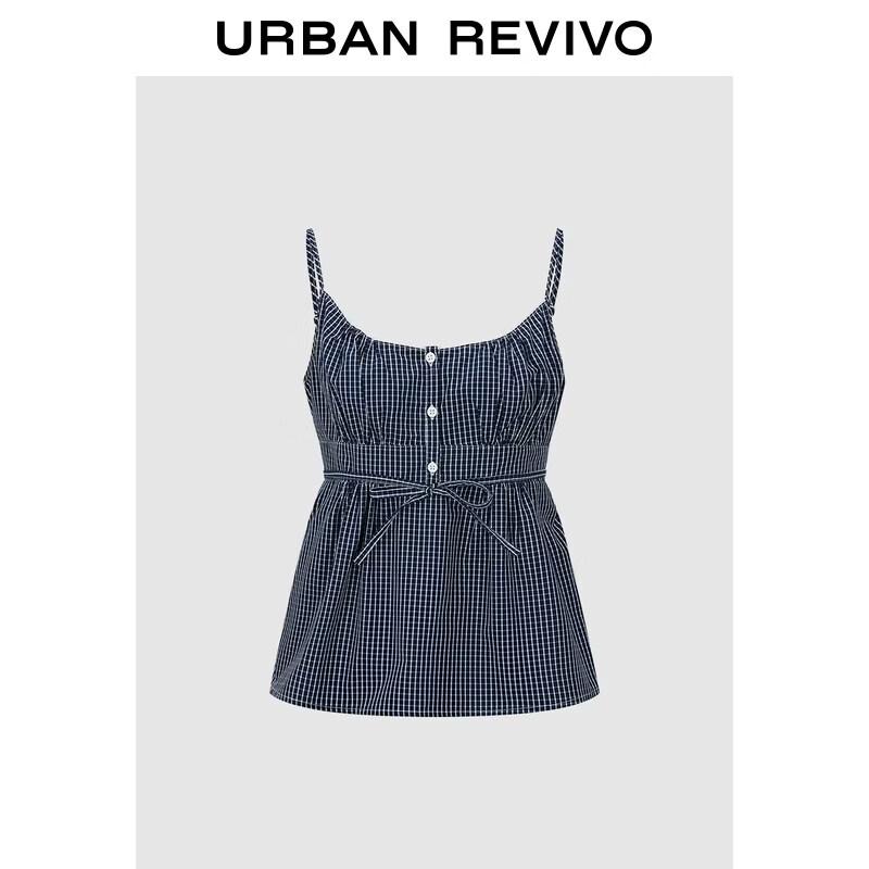 UR Women s Plaid Tie-Strap Camisole L