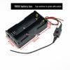 18650 Lithium Battery Holder with Lid and DC Plug - Supports 1 To 4 Cells In Series/Parallel (3.7/7.4V)