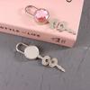 Mini Round Shape Padlock Luggage Hardware Locks W/Keyfor Jewelry Box Suitcase