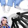 Set de 2 Piezas Diadema Rizador de Pulpo Gorro de Noche Adecuado para Cabello Largo Satén Rizador No Térmico Correa Ajustable Herramientas de Peinado