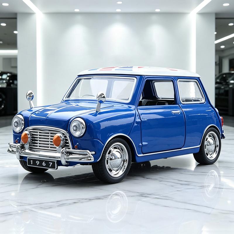 

NEW 1:32 MINI COOPER 1967 Alloy Muscle Car Model Sound and Light Pull Back Children s Toy Collectibles Birthday Gift