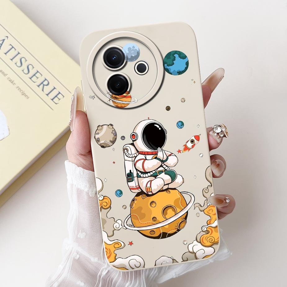 Für Vivo Y39 5G Hülle V2436 Niedliches Mode Cartoon Muster Abdeckung Stoßfest Weiche TPU Handyhüllen Für Vivo Y300i Y 39 VivoY39 Bumper