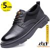 Business Man Lift Elevator Shoes Men Sneakers Height Increase  Insole 5Cm Sports Tall  Leather