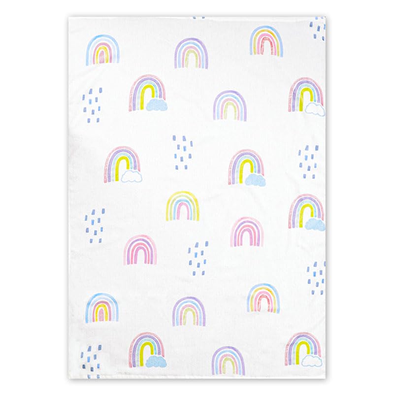 

Полотенце-плед Keratta Ibul с летом для и 80x110см Имя, 100% хлопок, Одеяло для детского сада/сна, Одеяло, Младенцы, Мальчики, Девочки, (е, Радуга)