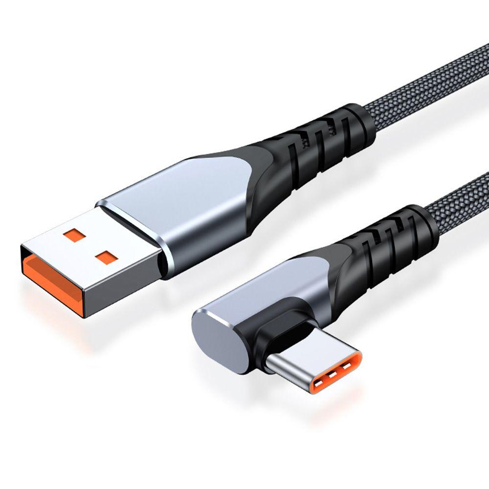 

Кабель для передачі даних ноутбука USB C Кабель для зарядки Швидка зарядка Прямокутний PD 66 Вт Кабель USB C до USB Type C 2m