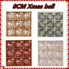 Transparent Christmas Ball Set White Champagne Green Xmas Balls Diy Christmas Tree Ornaments For Xmas Party Wedding  Gifts
