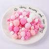 130Pcslot Pompom 1015202530Mm Fluffy Fuzz Pom Poms Balls Mixed Pompoms For Diy Crafts Wedding Decor Kid Toy Sewing Supplies