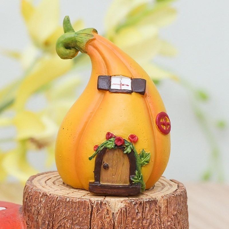 Miniatures DIY Crafts Fairy Figurines Mini House Garden Decoration Micro Landscape Resin.