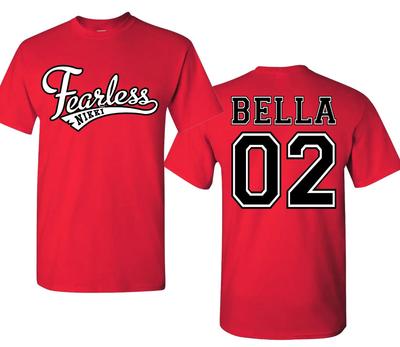 Wwe Rot Nikki Bella Fearless Rot T-Shirt