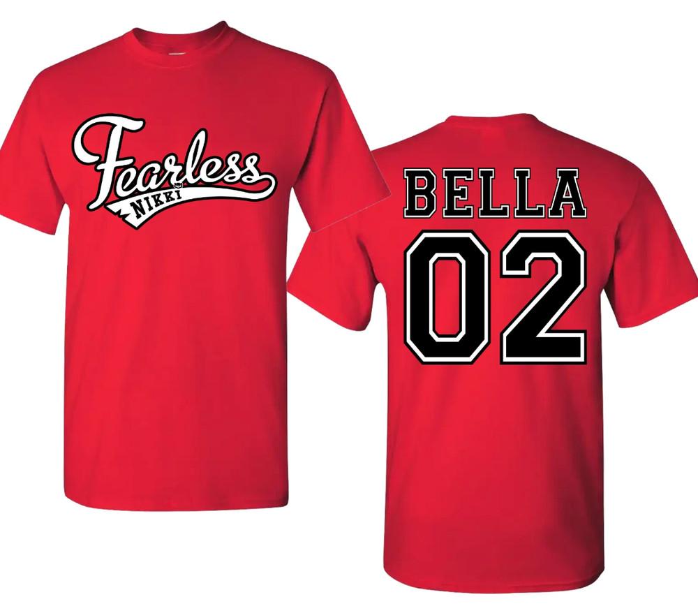 

WWE Червона футболка Ніккі Белла Безстрашна Червона M