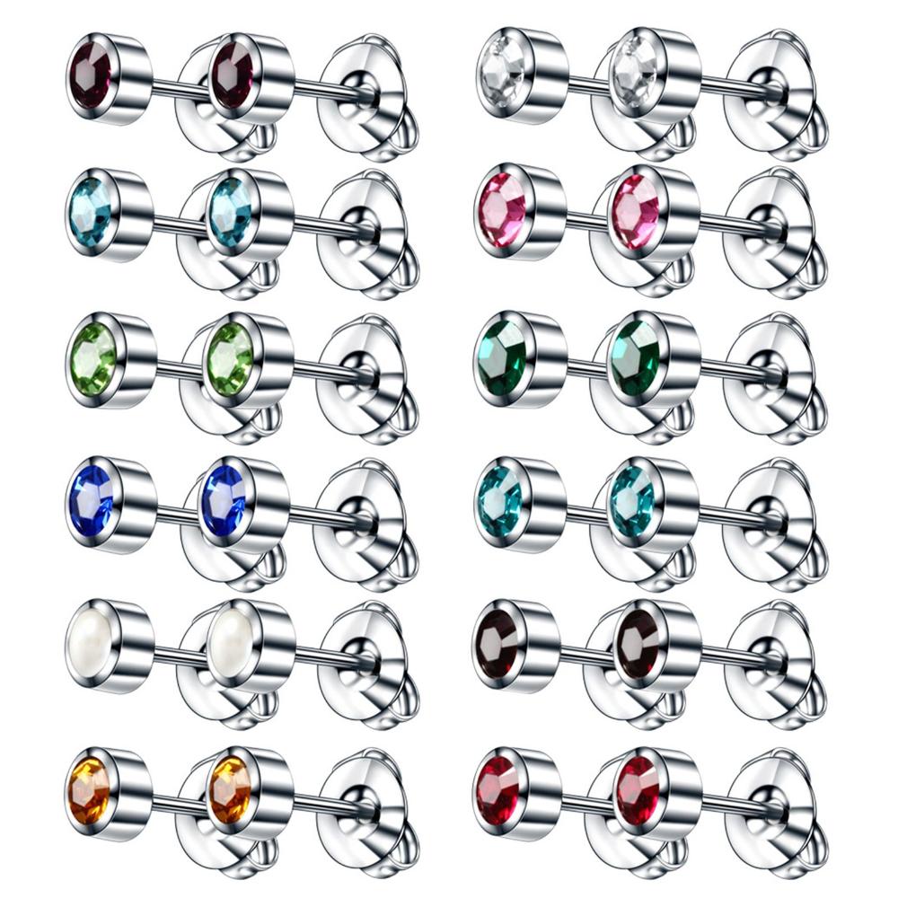 Anti-sensitive Rustproof Ear Piercing Earrings Stainless Steel Stud Earrings Ear Piercing Stud
