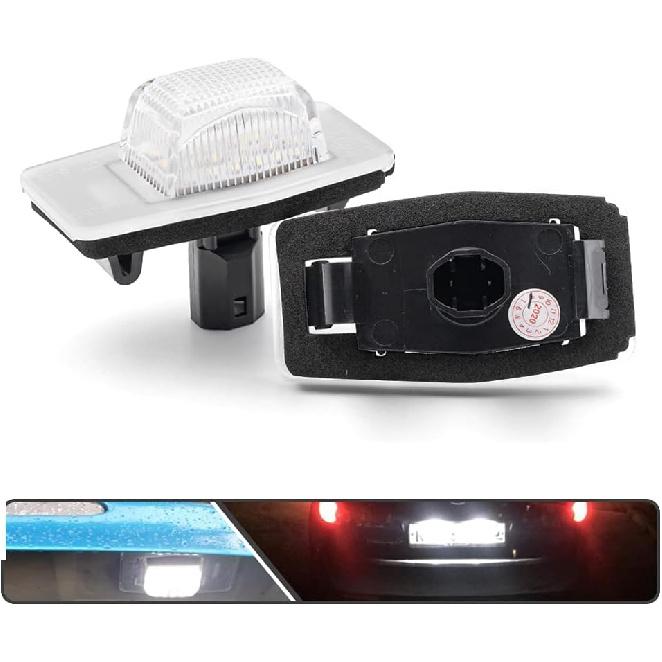 2Pcs LED License Plate Lights Number Lamp for Maz'da Miata MX-5 1999-2005/Protege 99-03/Protege5 02-03 Powered by High Power SMD Xenon White LED