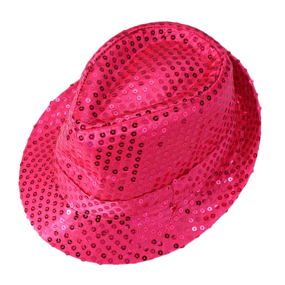 Street Dance Pailletten Pailletten Fedora Hut Brillante Perlenstickerei Tanz Jazzmütze 58cm/54cm Aufführung Glitzer Jazzhut Bühnenshow