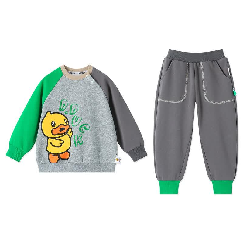 B.Duck Boys' Sweatshirt and Pants Set
