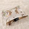 Rabbit Pattern Corduroy Makeup Bag, Lightweight Zipper Storage Box, Multifunctional Bag with Lining, Used for Storing Cosmetics