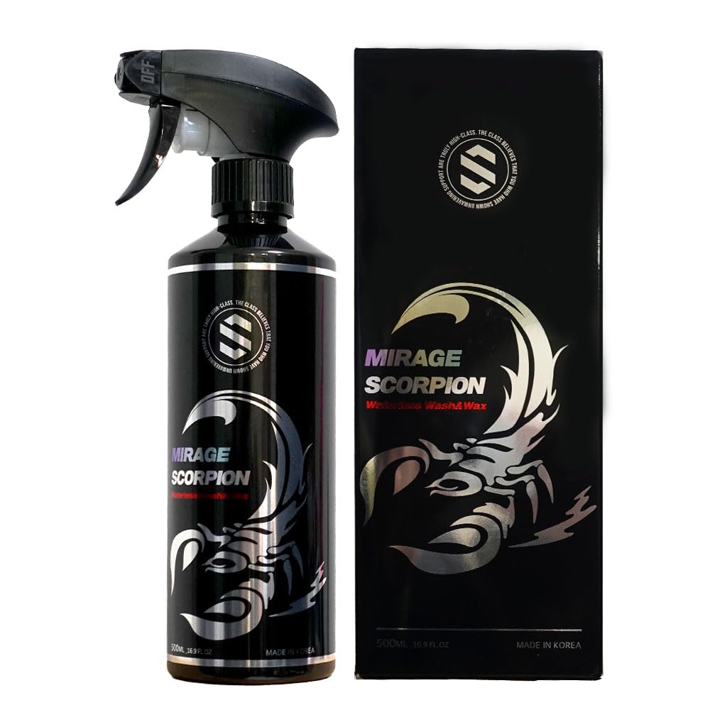 THE CLASS Mirage Scorpion Waterless Simply Wipe To Remove Dirt and Create a Exterior Suitable for Any QD Mirage Floral Car Revolution Rinse-Free