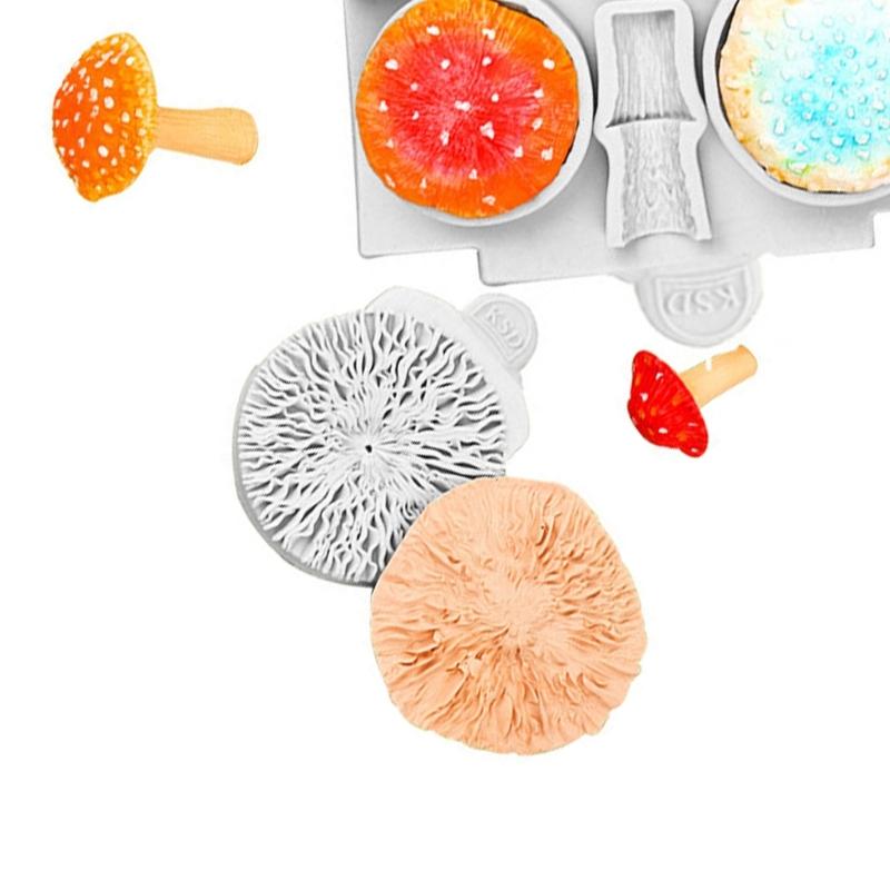 Mushroom Molds DIY Epoxy Resin Molds Silicone Molds Cake Molds Chocolate Molds Baking Molds for Fondant Decoration