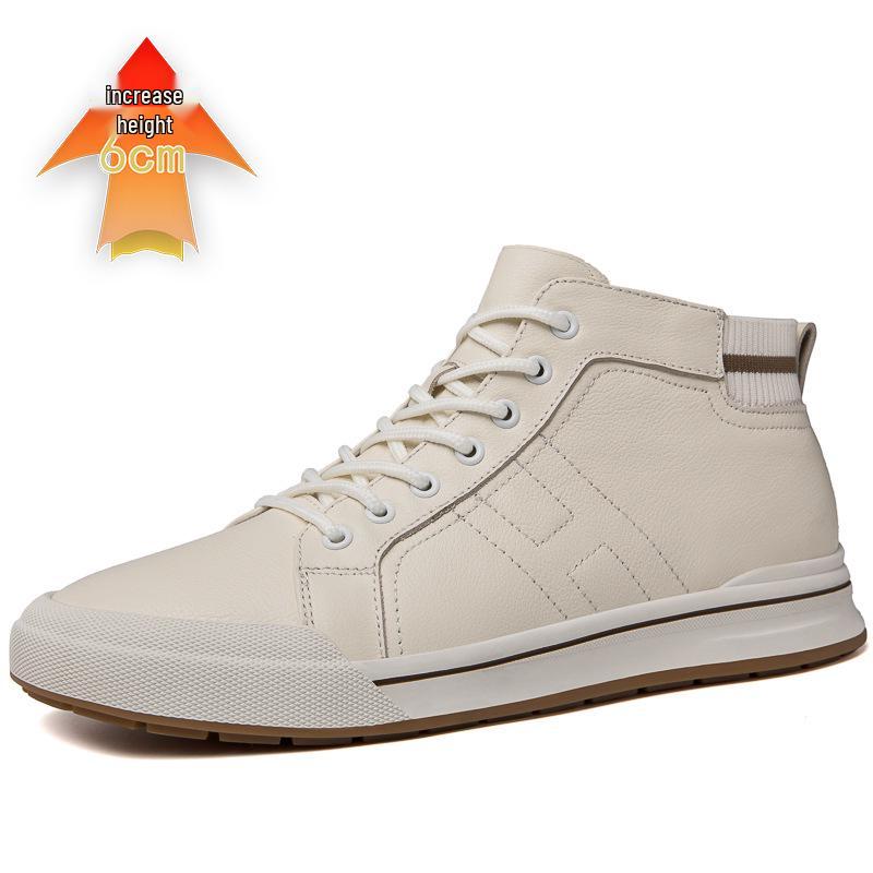 Men s Invisible Height-Boosting Breathable Sneakers - British Style, Soft Sole, Hidden Heel, Sporty Casual 39
