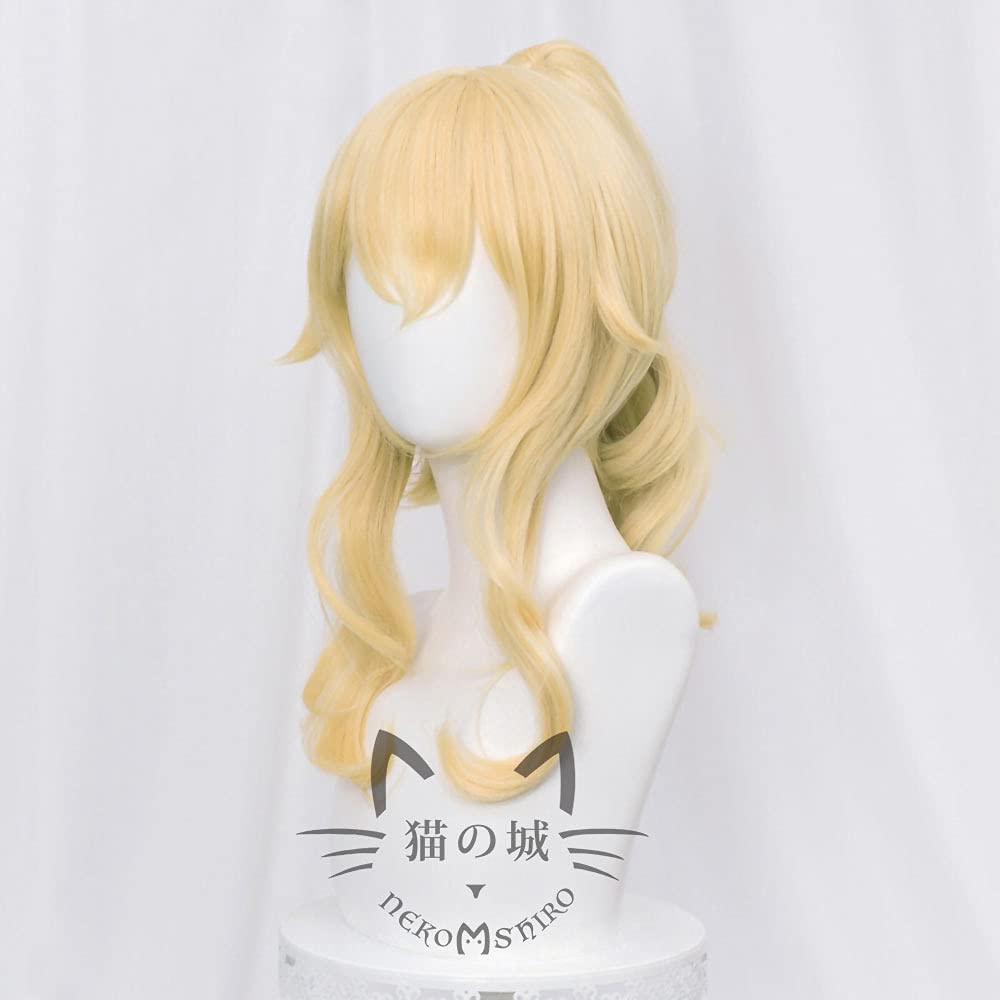 Genshin Impact Jhin Cosplay Wig, Anime, Heat Resistant, Costume Accessory, Parties, Events, Costume, Includes Wig Net