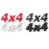 3D Metal 4x4 Logo Letters Car Trunk Emblem Badge Decal Sticker For Toyota Tacoma Off Road Land Cruiser JEEP Wrangler Accessories