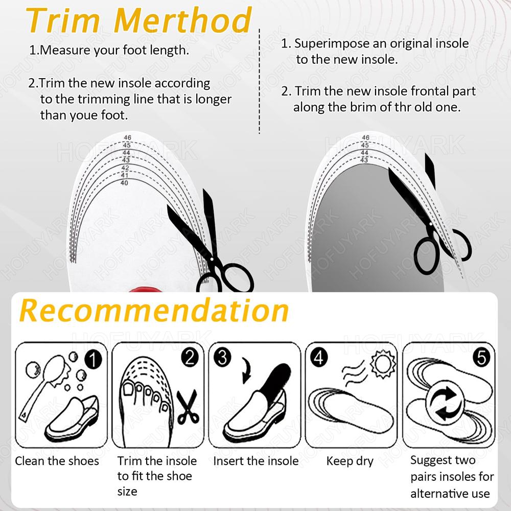 Orthopädische Einlegesohle Herren Hohe Fußgewölbeunterstützung Plattfuß Orthopädische Einlegesohlen für Füße Druckentlastung Plantarfasziitis Schmerzlinderung Schuhsohle