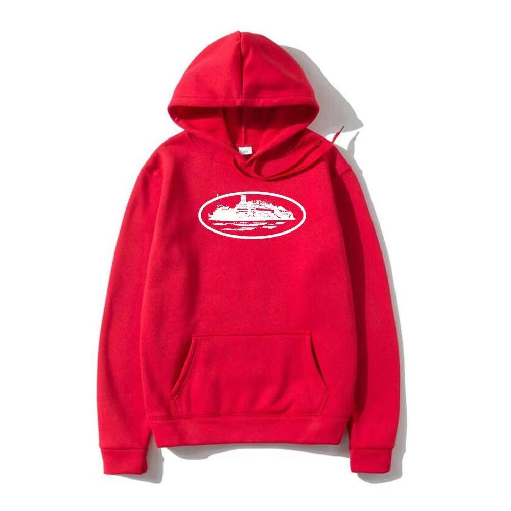 Męska modna bluza z kapturem Corteiz Hip Hop Streetwear