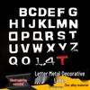DIY Metal Car Badge: Personality Letter Engine Cover & Rear Sticker