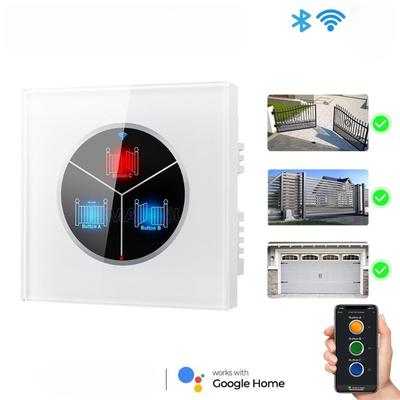Electric Door Opener Wall Touch Auto Gate Switch Remote APP Voice Timing Switch WIFI Smart Home Automatic Garage Gate