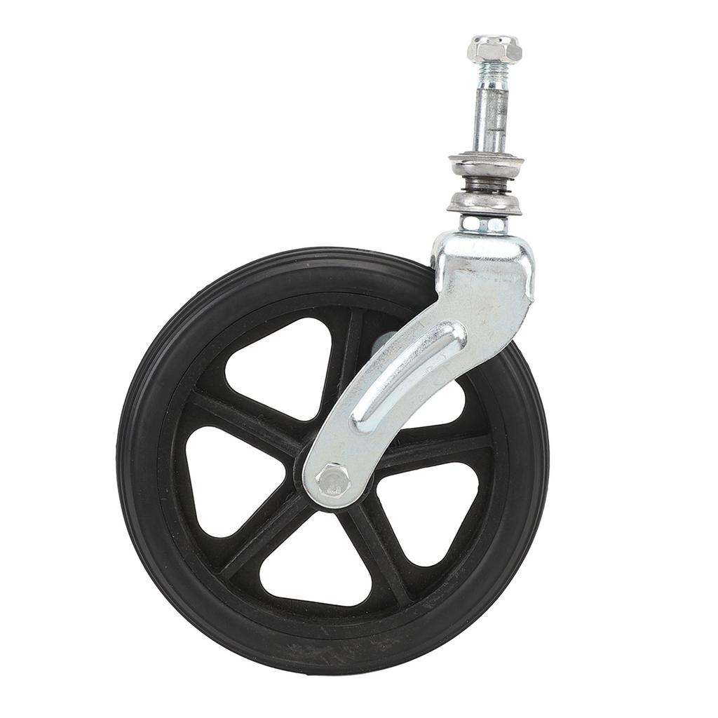 6 Inch Wheelchair Front Wheels with Front Fork Drive Steel Bearing Wheel Front Fork for Wheelchair