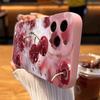 For iPhone 16 15 14 13 12 11 Pro Max Case Spray-proof Cherry Design Phone Cover For iPhone X XS Max XR 7 8 16 15 Plus SE2 Funda