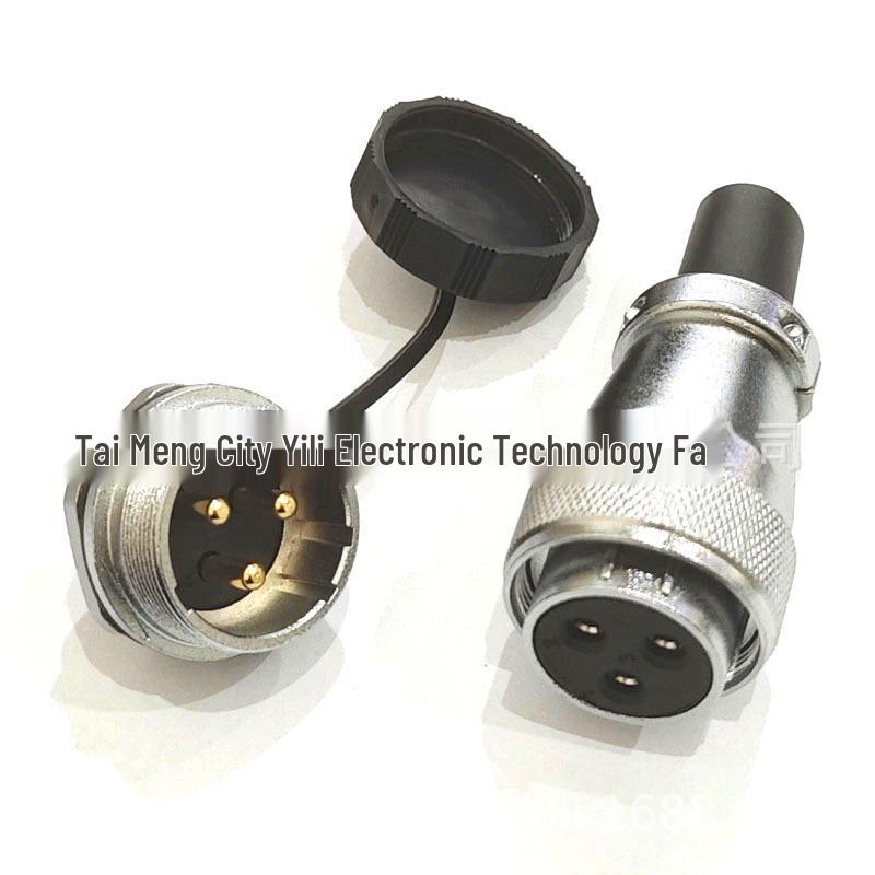 WS28 Circular Aviation Plug Socket - 26-Pin Industrial DS Connector for TQ+Z Robotics