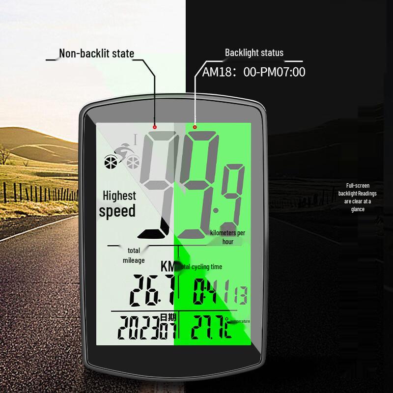 Lishi Wired Bicycle Speedometer