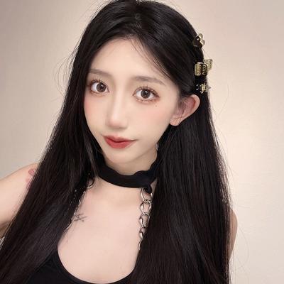 Clip per Capelli Forma Quadrata Stella Cuore Stile Ins Mini Coda di Cavallo Accessori per Capelli Donna Artiglio per Capelli Elegante